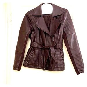 Moto-Style Leather Jacket